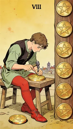 Eight of Pentacles