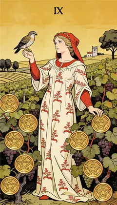 Nine of Pentacles