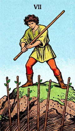 Seven of Wands